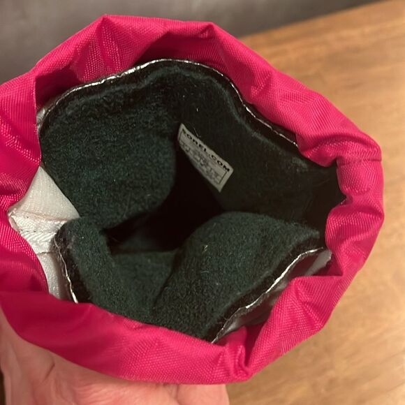 Kids Sorel Flurry snow boots bright pink size 8 - Picture 8 of 10